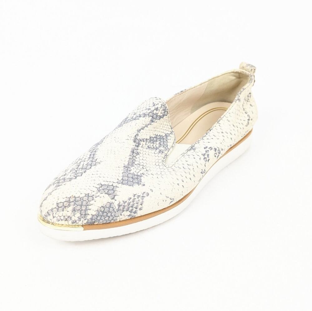 Cole Haan Grand Ambition Reptile Snake Print Embossed Leather Shoes Size 7.5